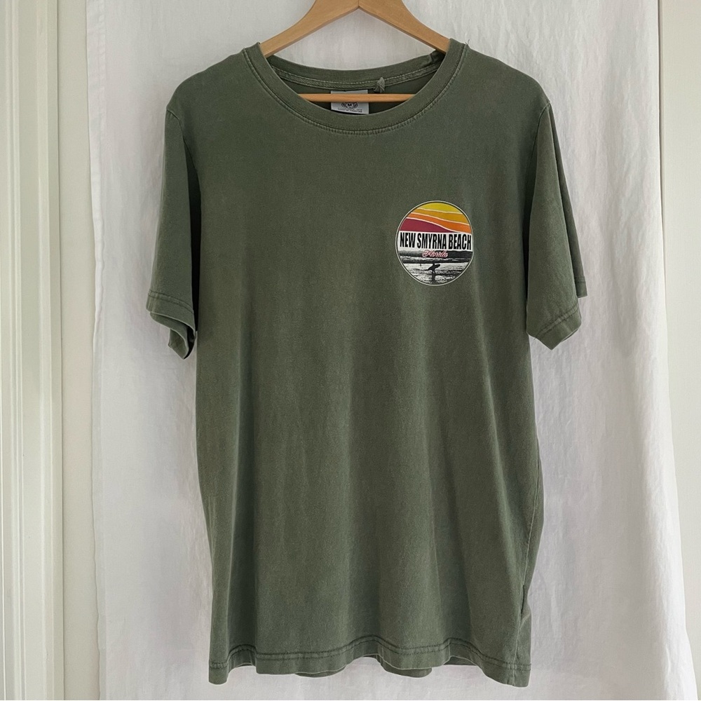 Green New Smyrna Beach Tshirt